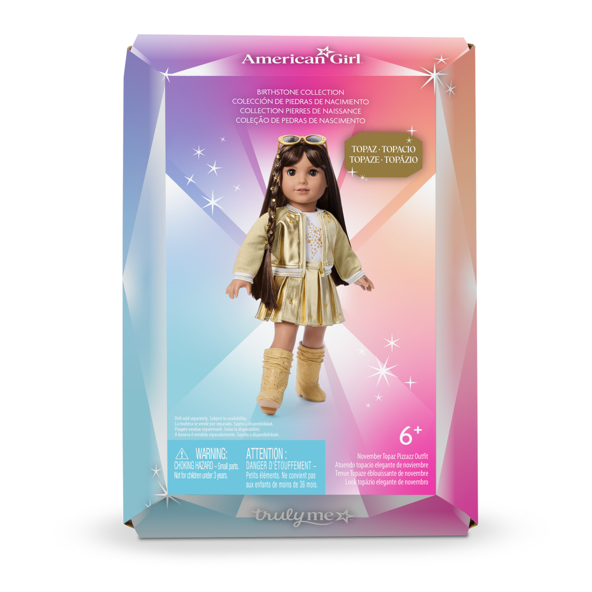 November Topaz Pizzazz Outfit for 18-inch Dolls