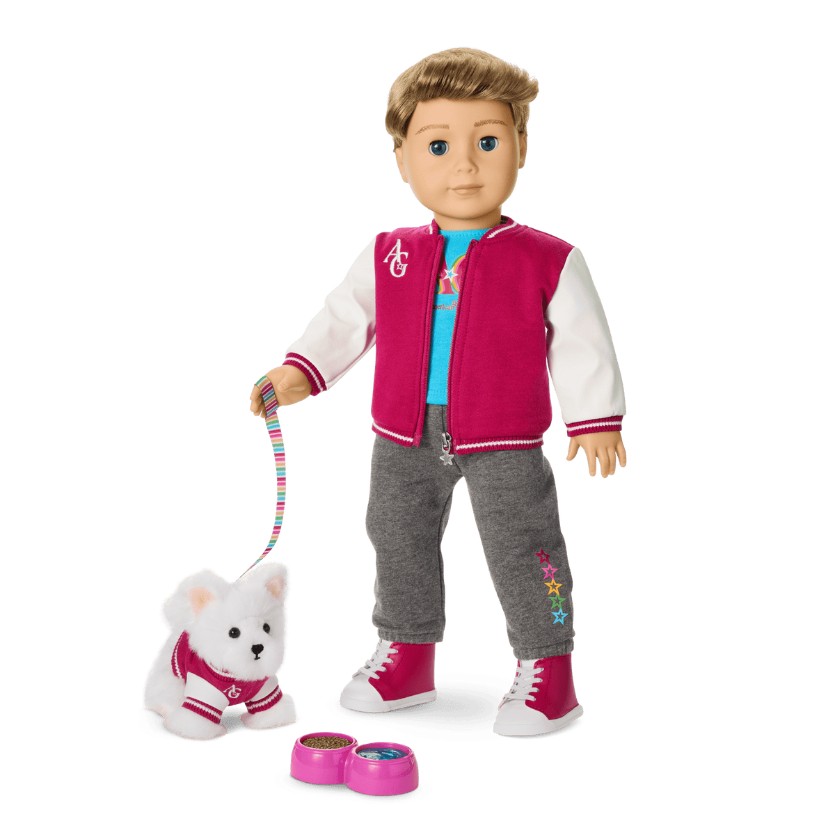 Truly Me™ 18-inch Doll #104 with straight caramel hair