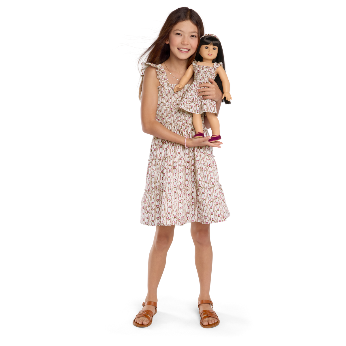 American Girl® x Hill House Home Tiny Ellie Nap Dress for Girls (Felicity™ Print)