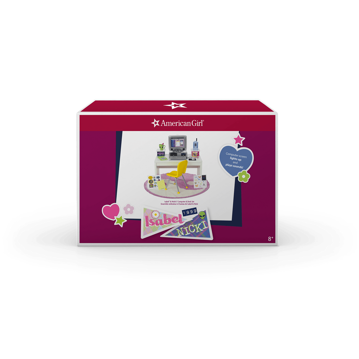 Isabel™ & Nicki’s™ Computer & Desk Set for 18-inch Dolls (Historical Characters)