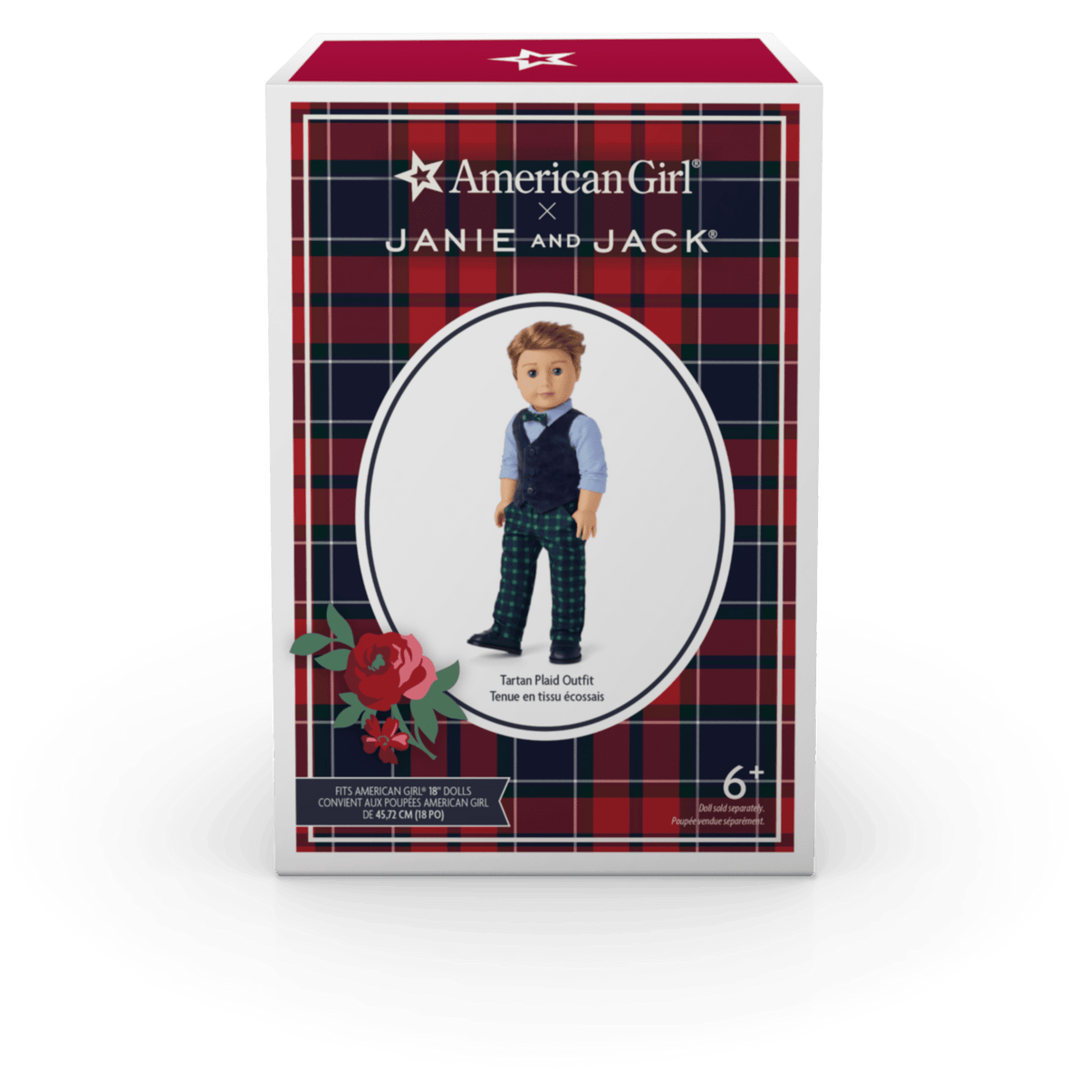 American Girl® x Janie and Jack Tartan Plaid Outfit for 18-inch Dolls