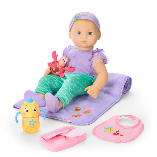 Disney Princess Ariel Cuddle & Care Set with Bitty Baby® Doll by American Girl®