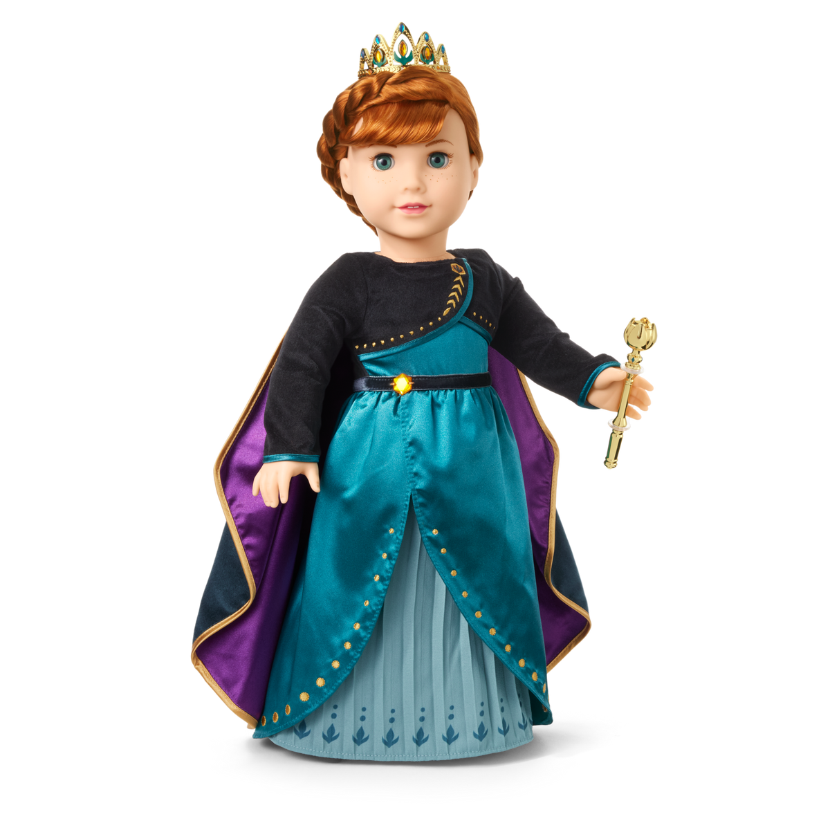 Disney Frozen Queen Anna Outfit & Accessories for 18-inch Dolls by American Girl®