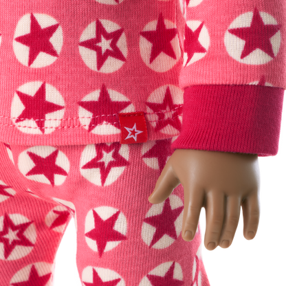 American Girl® x Hanna Andersson Berry Bright Stars Pajamas for 18-inch Dolls