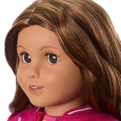 Truly Me™ 18-inch Doll #117, Puppy, Mini Backpack & Accessories AG™ Star Squad Bundle