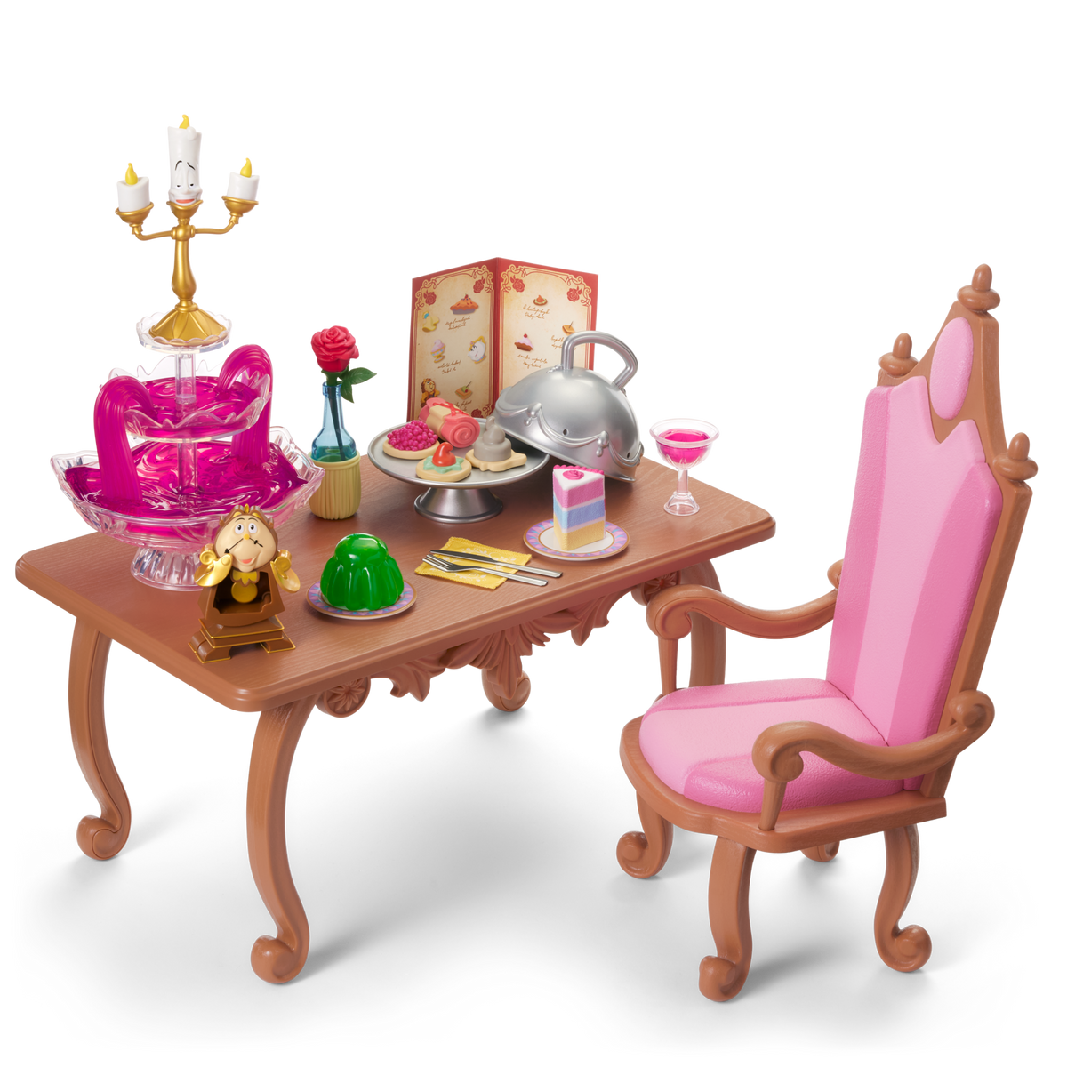 Disney Princess Belle Enchanted Castle Dining Set & Friends for 18-inch Dolls by American Girl®
