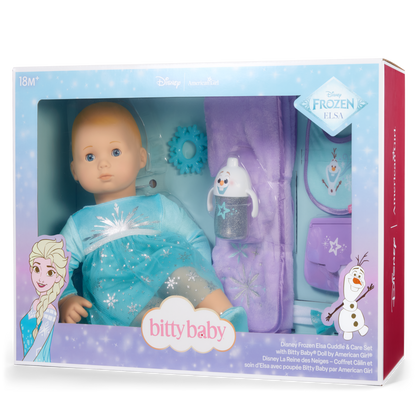 Disney Frozen Elsa Cuddle & Care Set with Bitty Baby® Doll by American Girl®