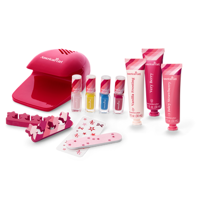 American Girl™ Nail Set & 3 Hand Lotions for Girls