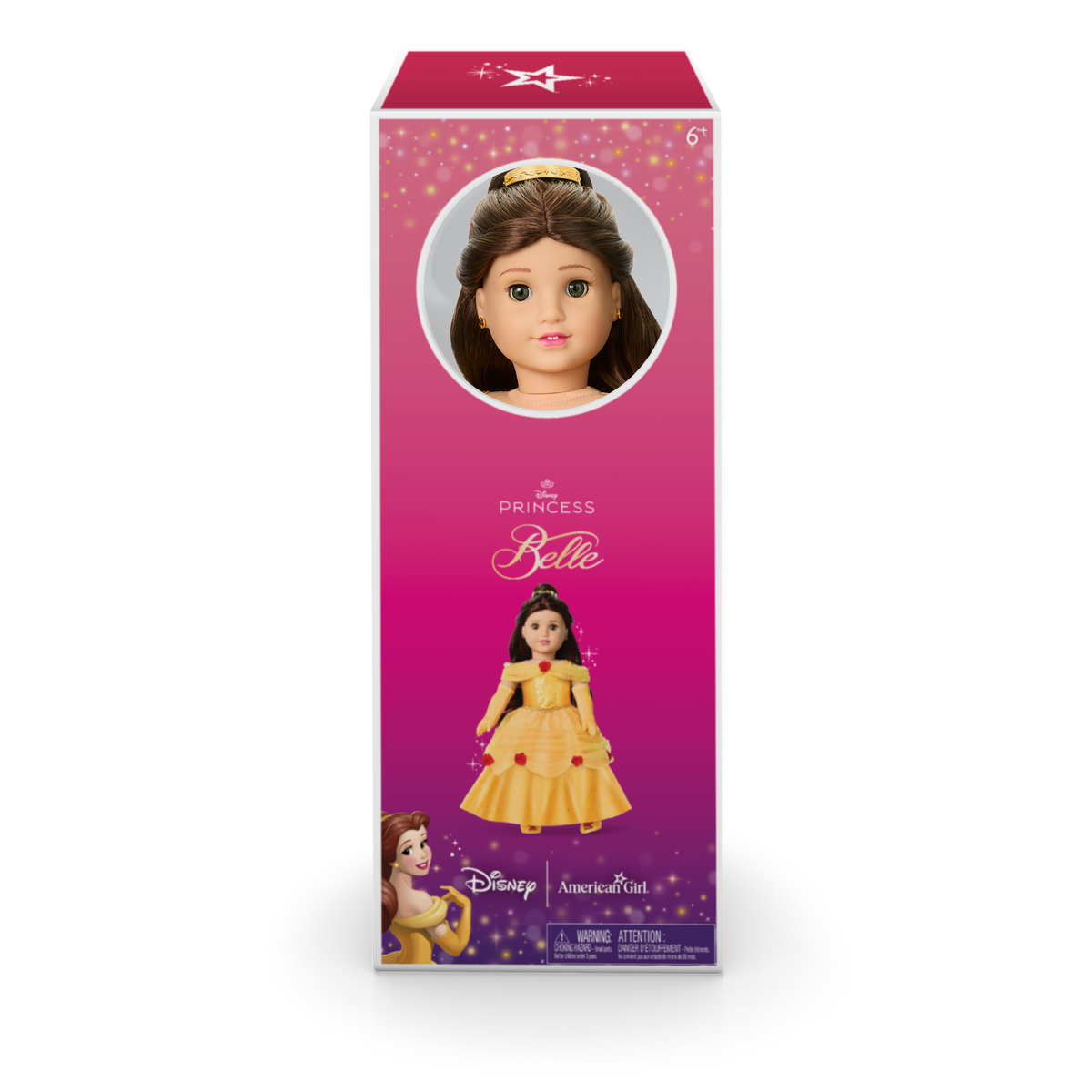 American Girl® Disney Princess Belle 18-inch Doll & Dress for Girls Bundle