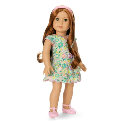Pastel Petals Dress for 18-inch Dolls