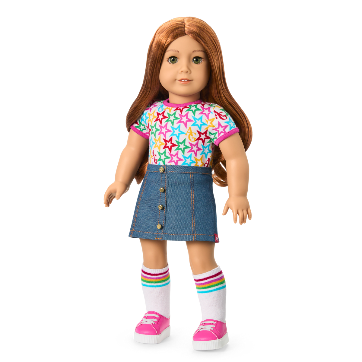 Truly Me™ 18-inch Doll #103 with wavy red hair