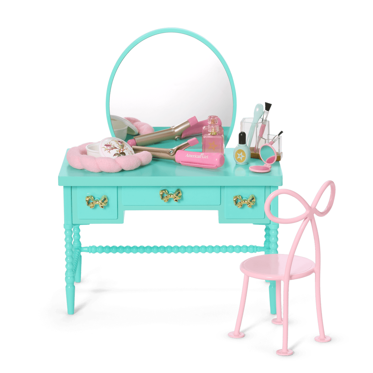 Raquel’s™ Vintage Vanity for 18-inch Dolls (Girl of the Year™ 2026)