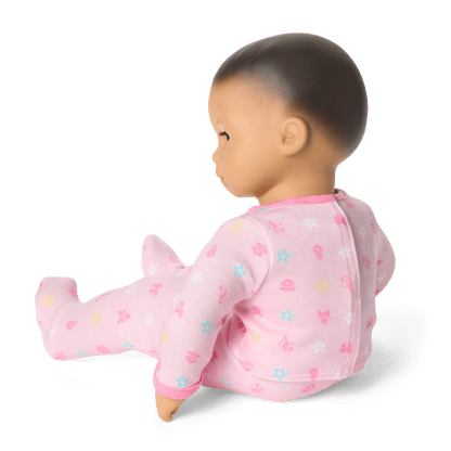 Bitty Baby® Doll #4 with black hair in Pastel Pink
