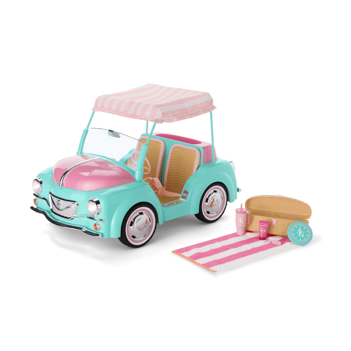 Raquel's™ Seaside Car for 18-inch Dolls (Girl of the Year™ 2026)