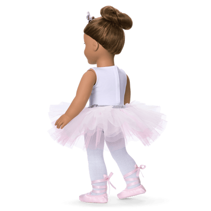 My First Ballet Recital Costume for 18-inch Dolls