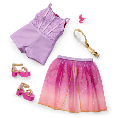 Glam Sparkly Concert Outfit for 18-inch Dolls