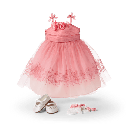 Maryellen’s™ Pretty Pink Dress for 18-inch Dolls (Historical Characters)