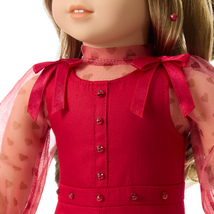 January Garnet Glam Outfit for 18-inch Dolls