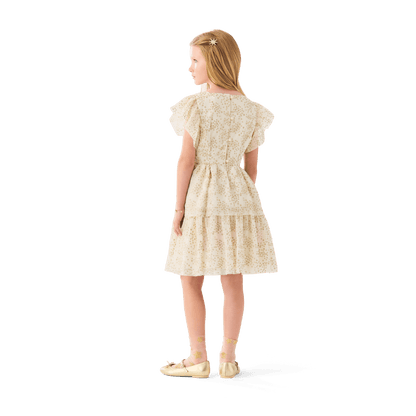 American Girl® x Janie and Jack Sparkly Cream Celebration Dress for Little Girls & Girls