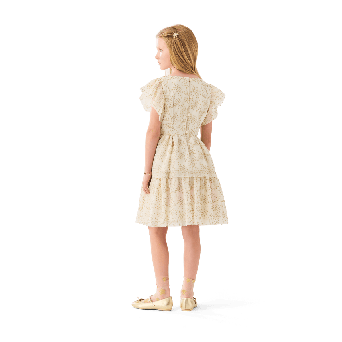 American Girl® x Janie and Jack Sparkly Cream Celebration Dress for Little Girls & Girls