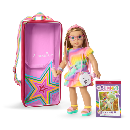 Summer™ 18-inch Doll, Journal, Accessories & Doll Carrier (Girl of the Year™ 2025)