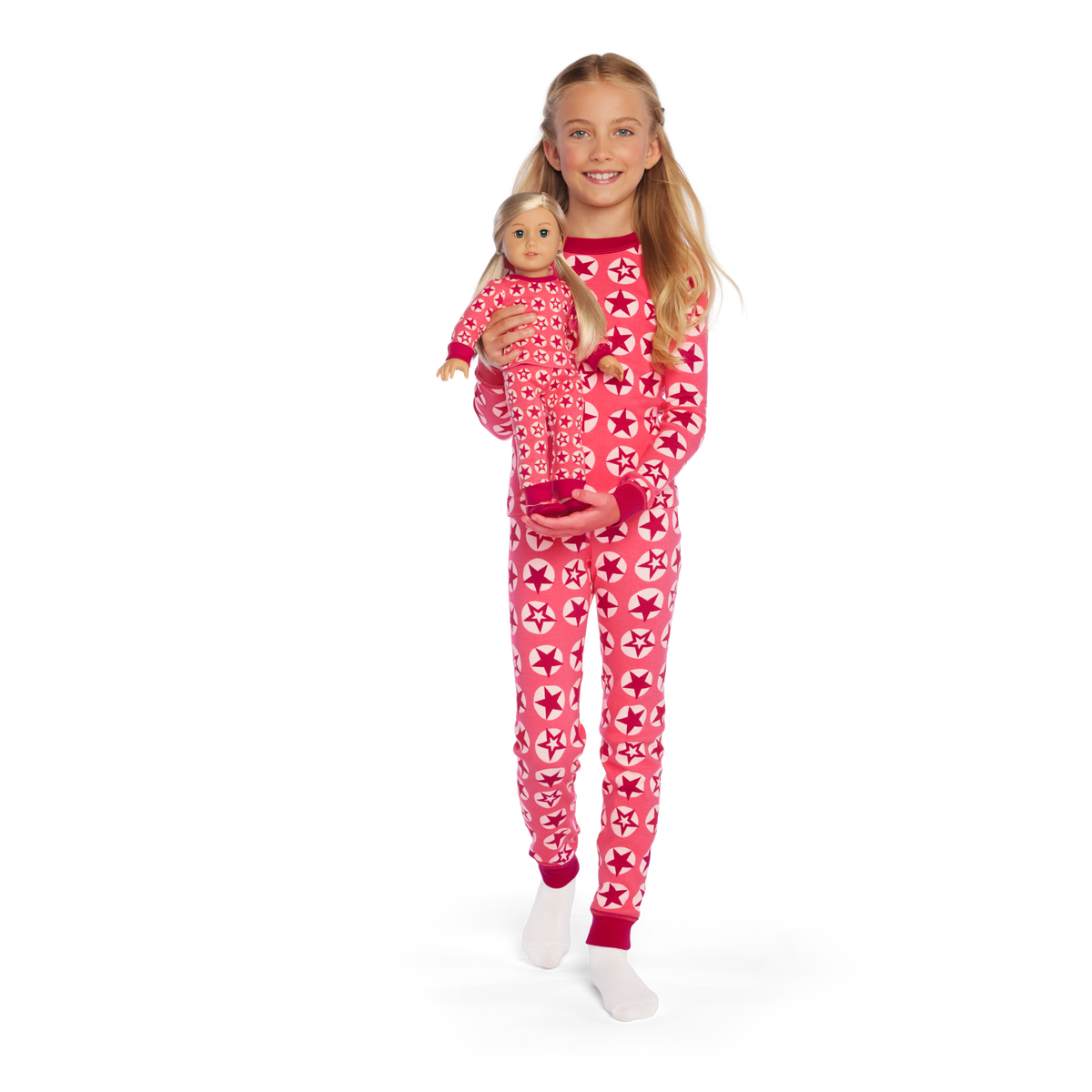 American Girl® x Hanna Andersson Berry Bright Stars Pajamas for Little Girls & Girls
