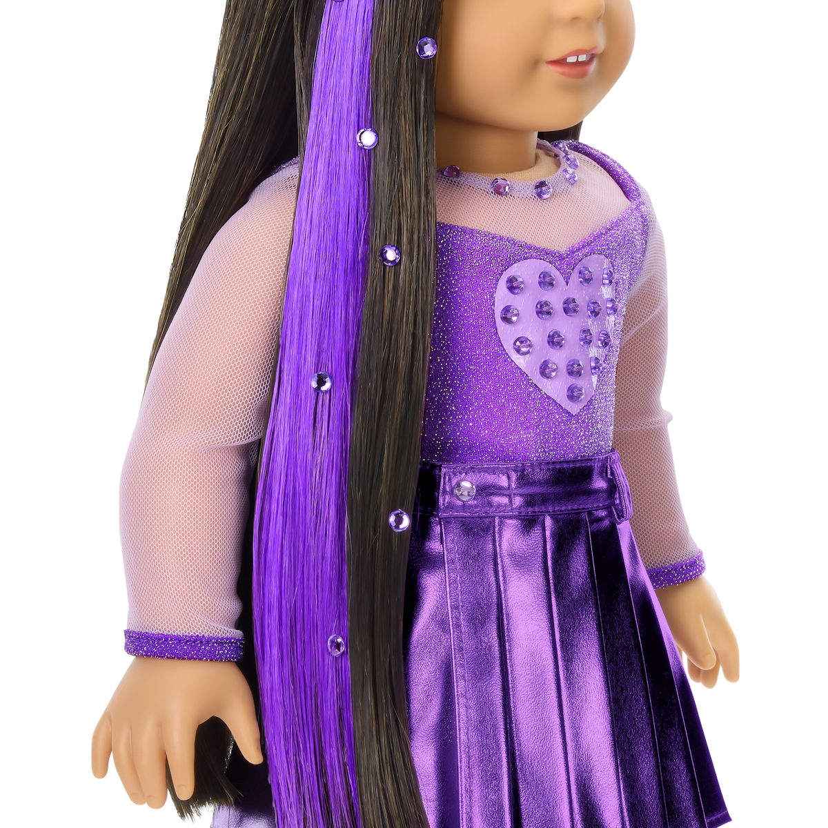February Amethyst Bliss Outfit for 18-inch Dolls