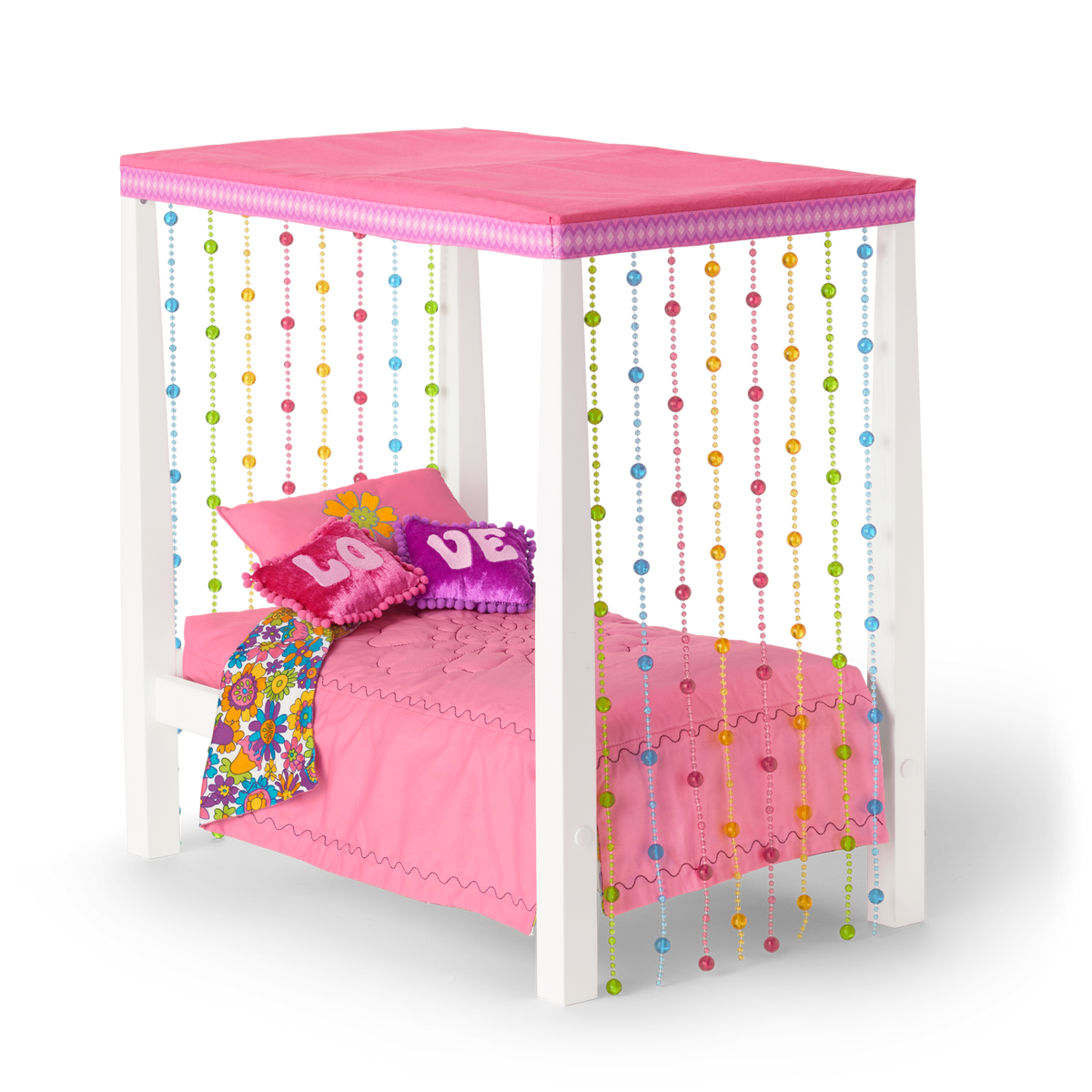 Julie’s™ Groovy Bed & Bedding for 18-inch Dolls (Historical Characters)