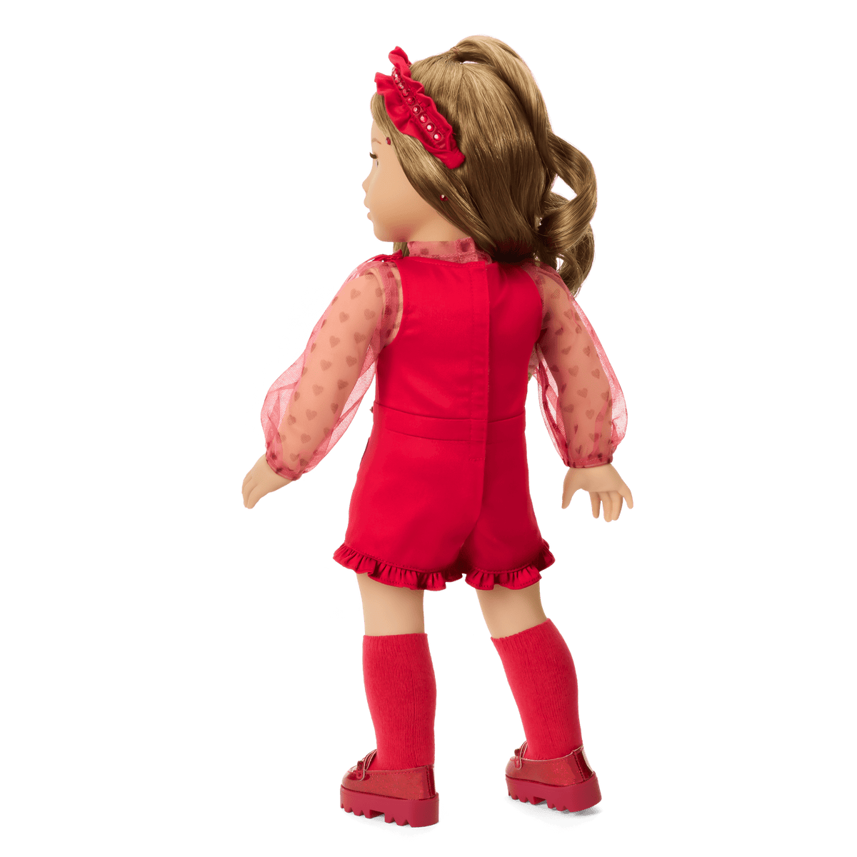 January Garnet Glam Outfit for 18-inch Dolls