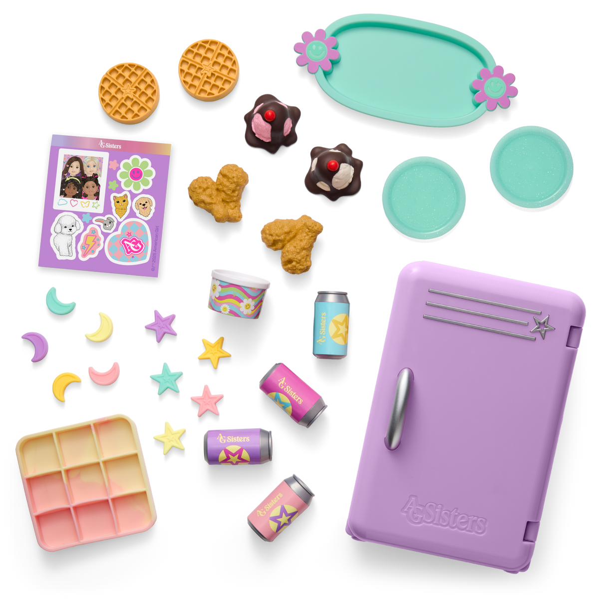 AG Sisters™ Sleepover Styles & Snacks Bundle