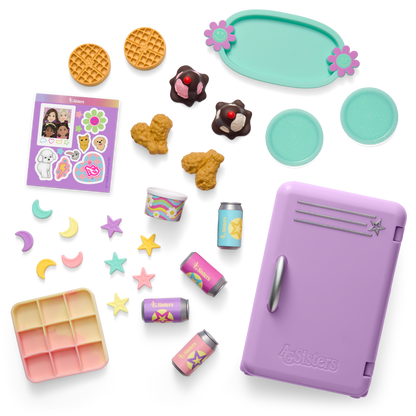 AG Sisters™ Sleepover Styles & Snacks Bundle