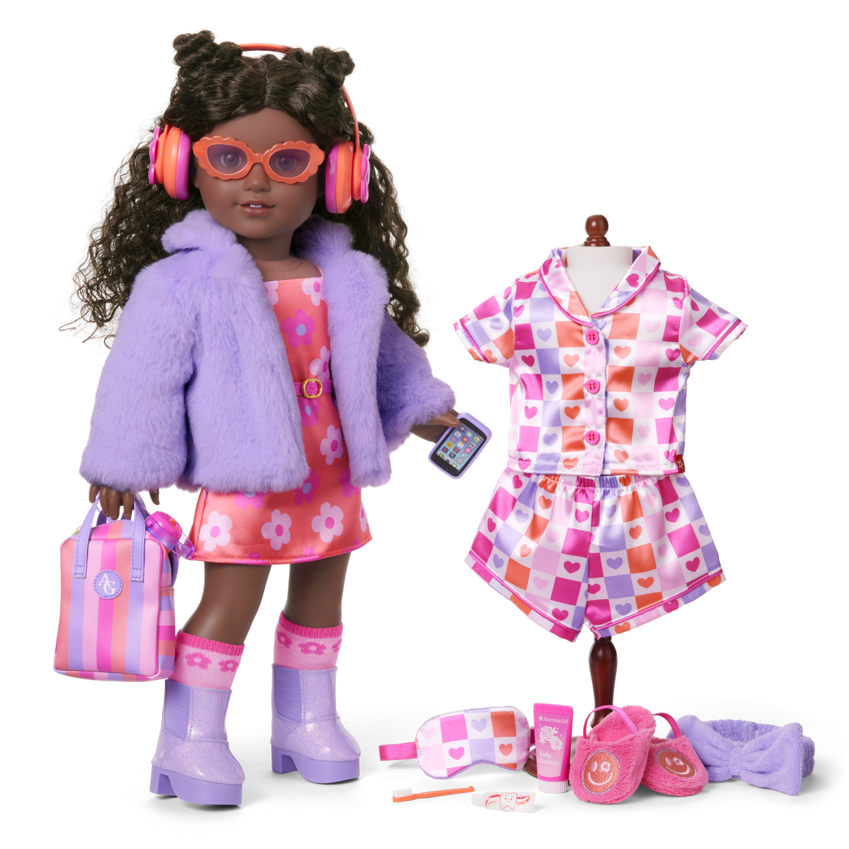 Truly Me™ #127 Doll & Day of Fun All-in-One Set