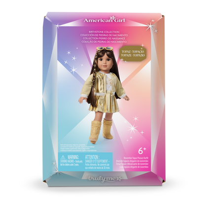 November Topaz Pizzazz Outfit for 18-inch Dolls
