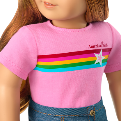 Truly Me™ 18-inch Doll #103 with wavy red hair