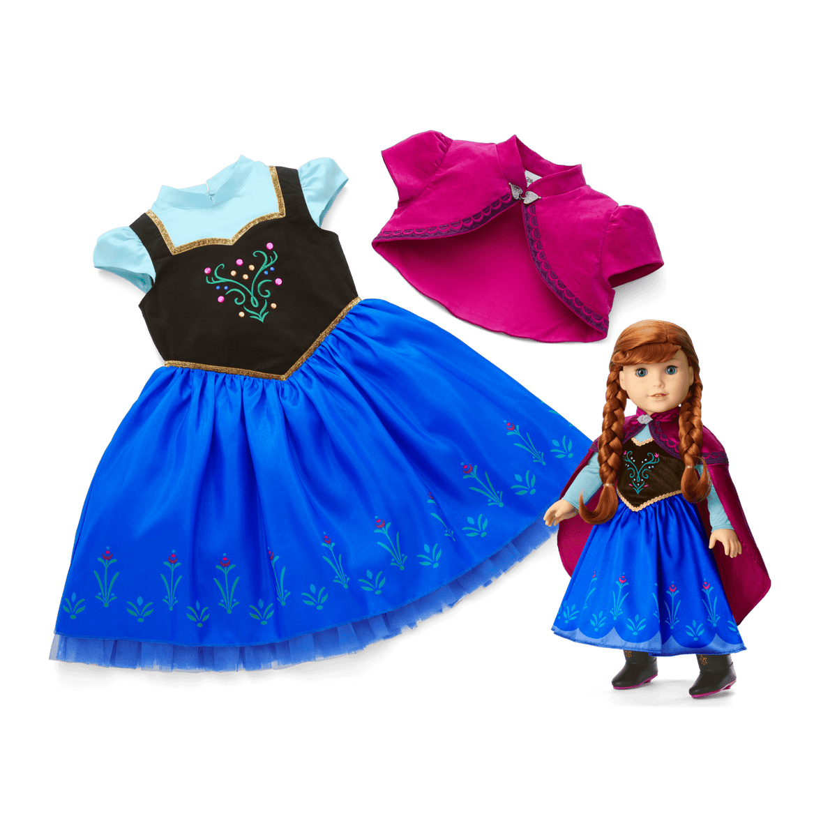 Disney Frozen Anna Doll & Matching Dress for Girls by American Girl®
