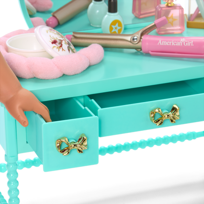 Raquel’s™ Vintage Vanity for 18-inch Dolls (Girl of the Year™ 2026)