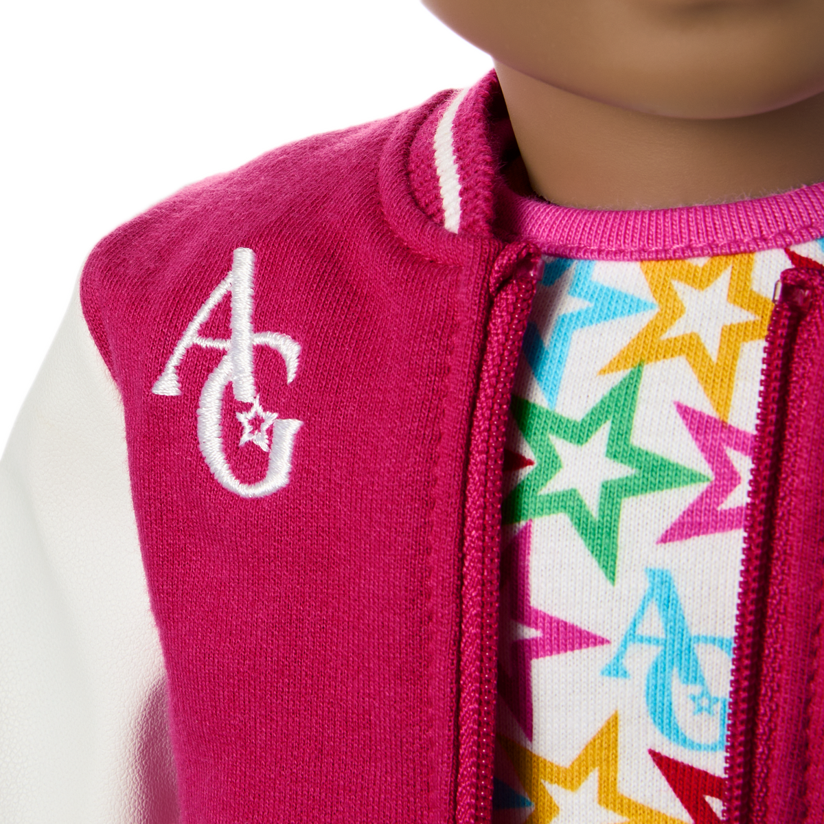 Truly Me™ 18-inch Doll #112 with curly dark-brown hair
