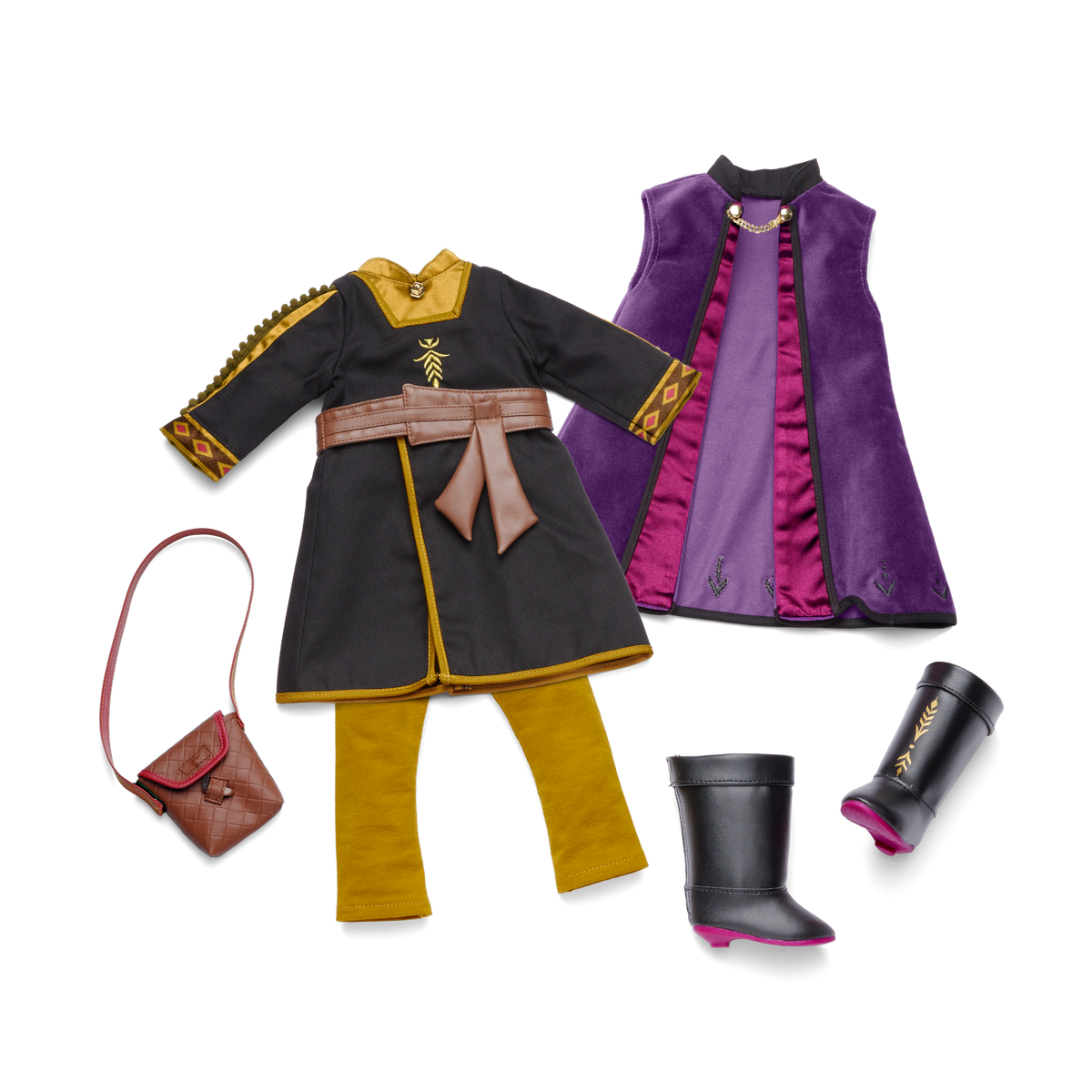 Disney Frozen Anna Adventure Outfit & Travel Bag for 18-inch Dolls by American Girl®