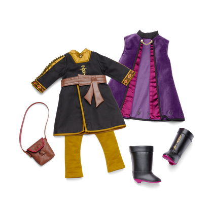 Disney Frozen Anna Adventure Outfit & Travel Bag for 18-inch Dolls by American Girl®
