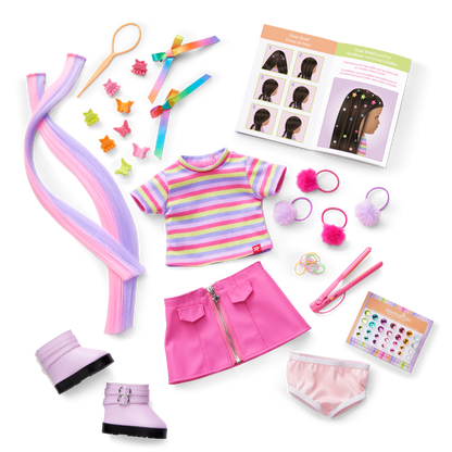 Long Hair Looks™ by Truly Me™ 18-inch Doll #134 & hair accessories