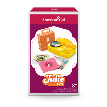 Julie’s™ Record Player & Accessories for 18-inch Dolls (Historical Characters)