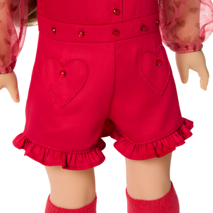January Garnet Glam Outfit for 18-inch Dolls