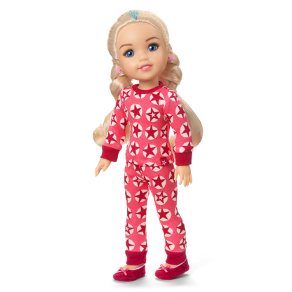 American Girl® x Hanna Andersson Berry Bright Stars Pajamas for Girls & 14.5-inch Dolls