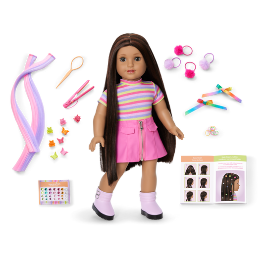 Long Hair Looks™ by Truly Me™ 18-inch Doll #134 & hair accessories