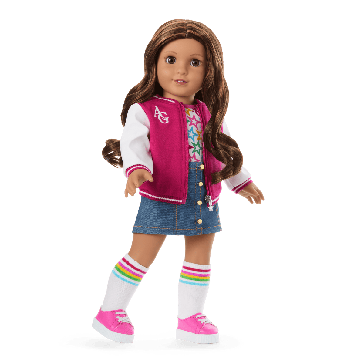 Truly Me™ 18-inch Doll #117, Puppy, Mini Backpack & Accessories AG™ Star Squad Bundle