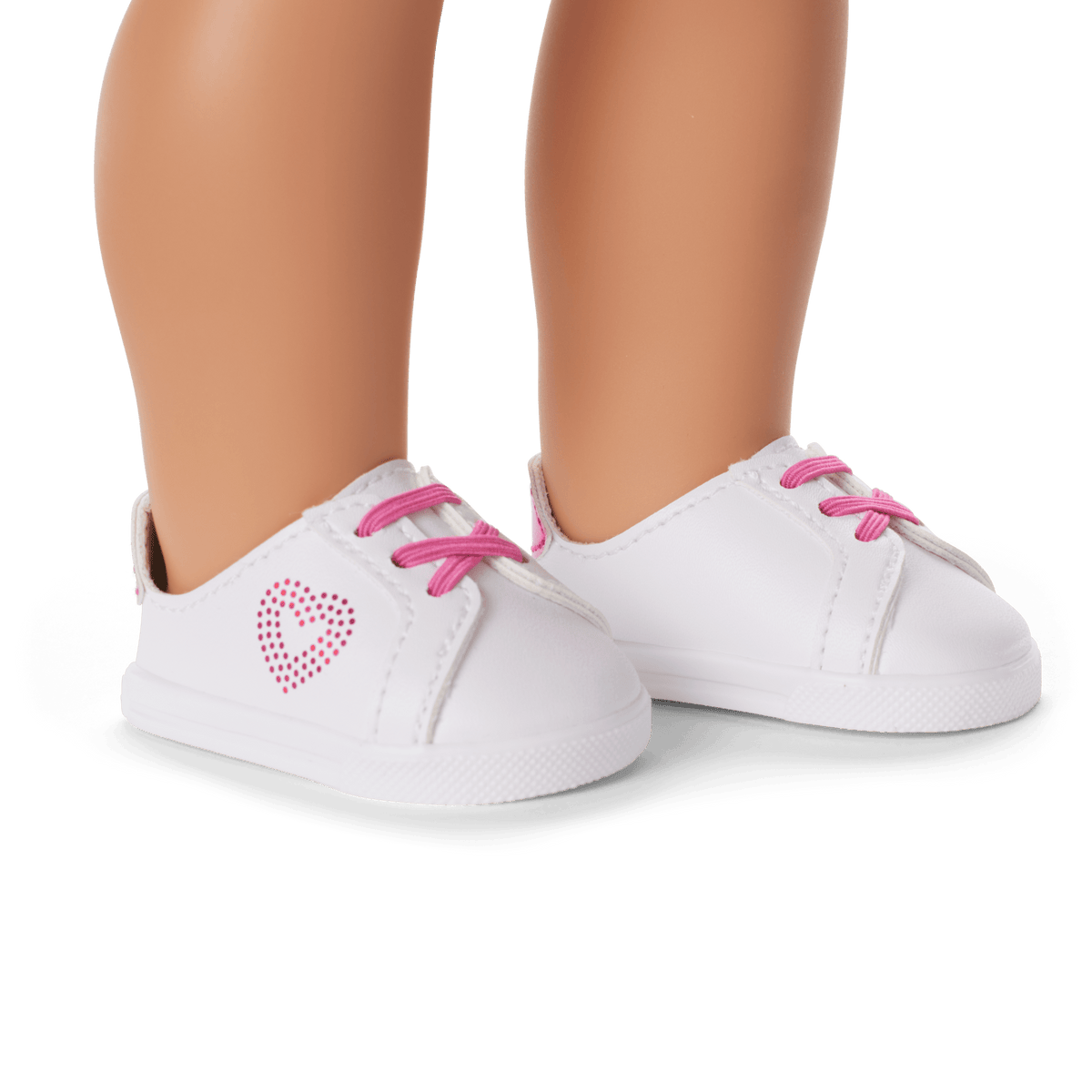 Pink Hearts Hoodie Dress for 18-inch Dolls