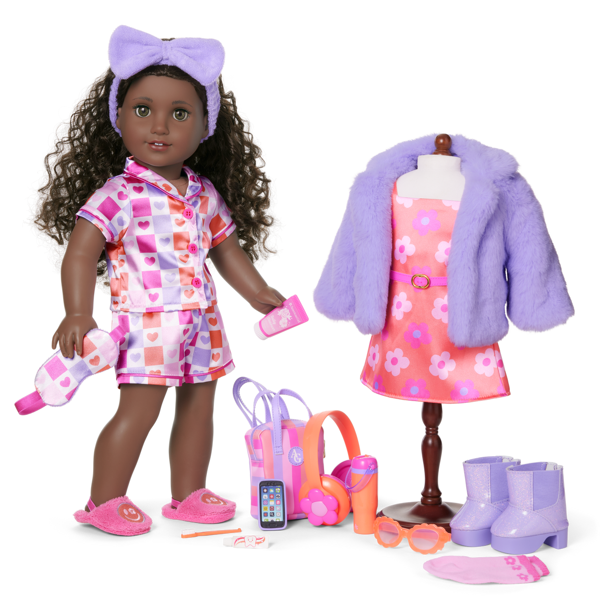 Truly Me™ #127 Doll & Day of Fun All-in-One Set