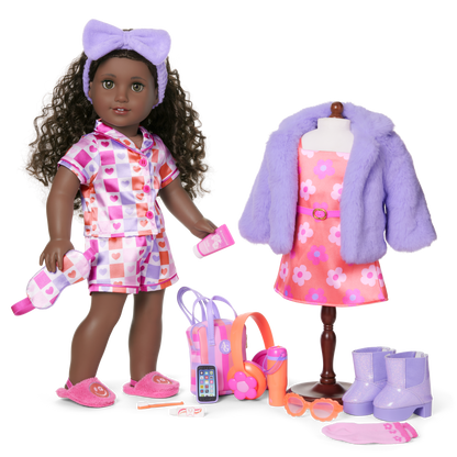 Truly Me™ #127 Doll & Day of Fun All-in-One Set