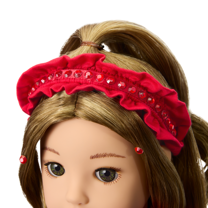 January Garnet Glam Outfit for 18-inch Dolls