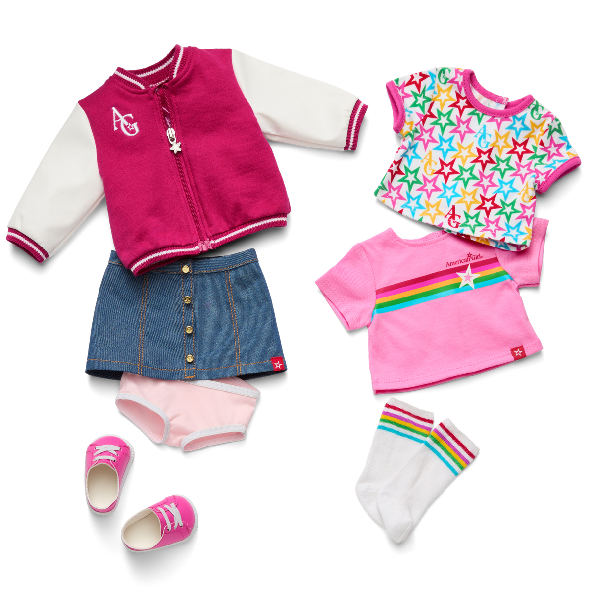 Truly Me™ 18-inch Doll #107, Puppy, Mini Backpack & Accessories AG™ Star Squad Bundle